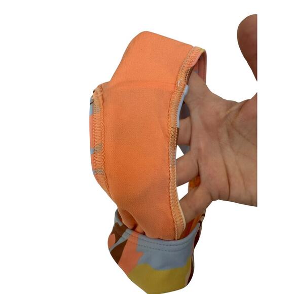 Roxy Girl's Rustic Brown Floraldelic Moonlight Story Athletic Swim Set Size 10 - Picture 7 of 11